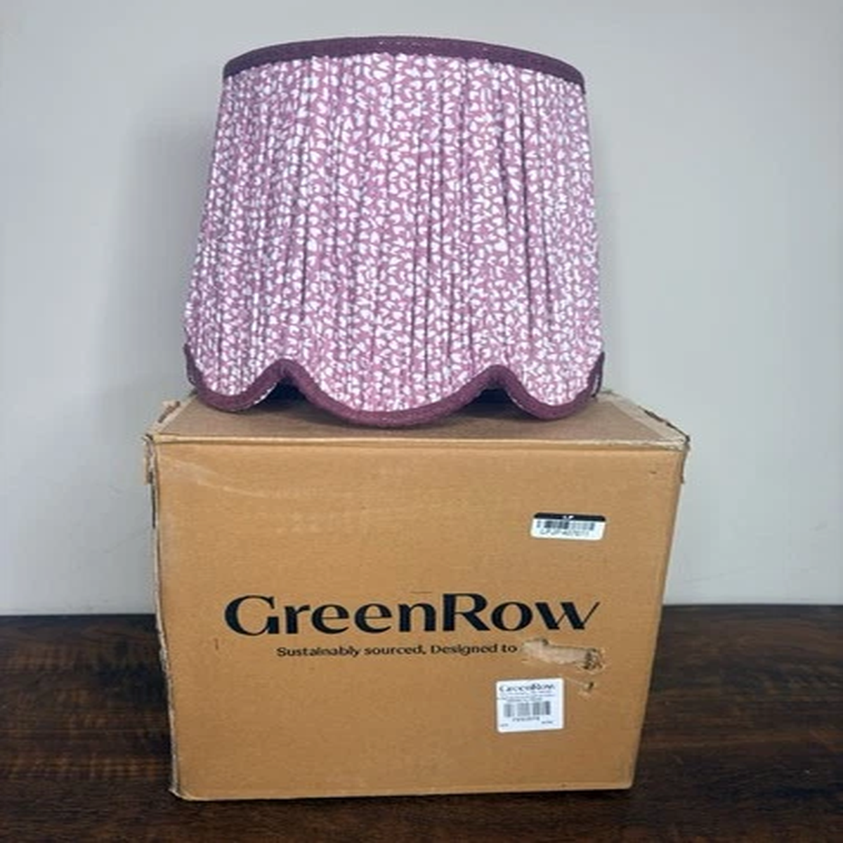 Greenrow FAYE SCALLOP EDGED LAMP SHADE Small