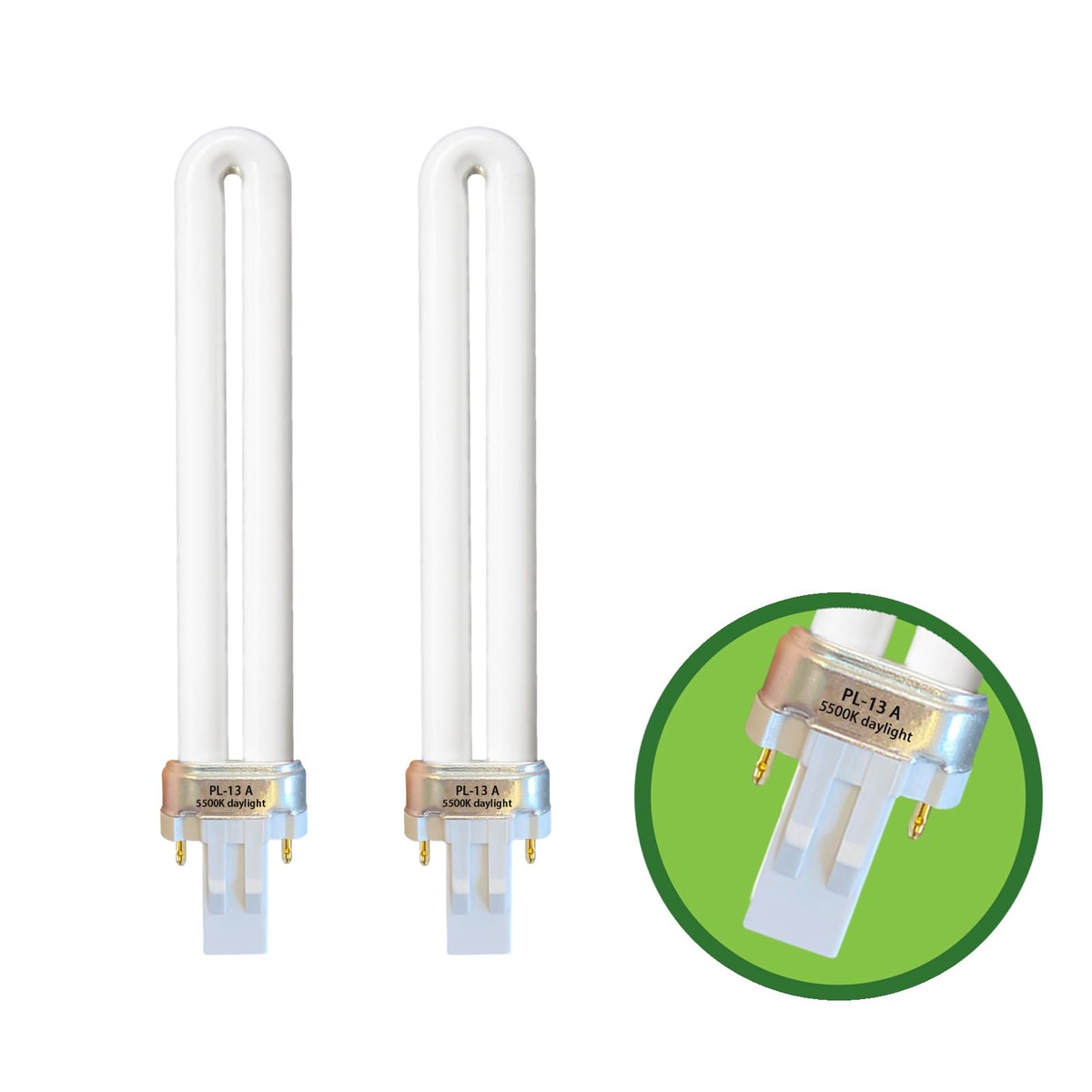 (2 Pack) PL13-A-FFP 13W Replacement Light Bulb with Magnetic Ballast,Replace for Ottlite Lamps Purchased Before 2008,13W Type A